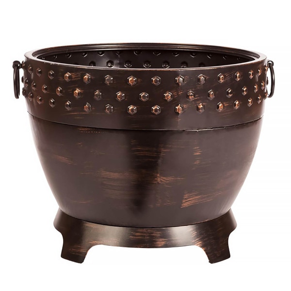 Livonia Wood Burning Drum Firepit